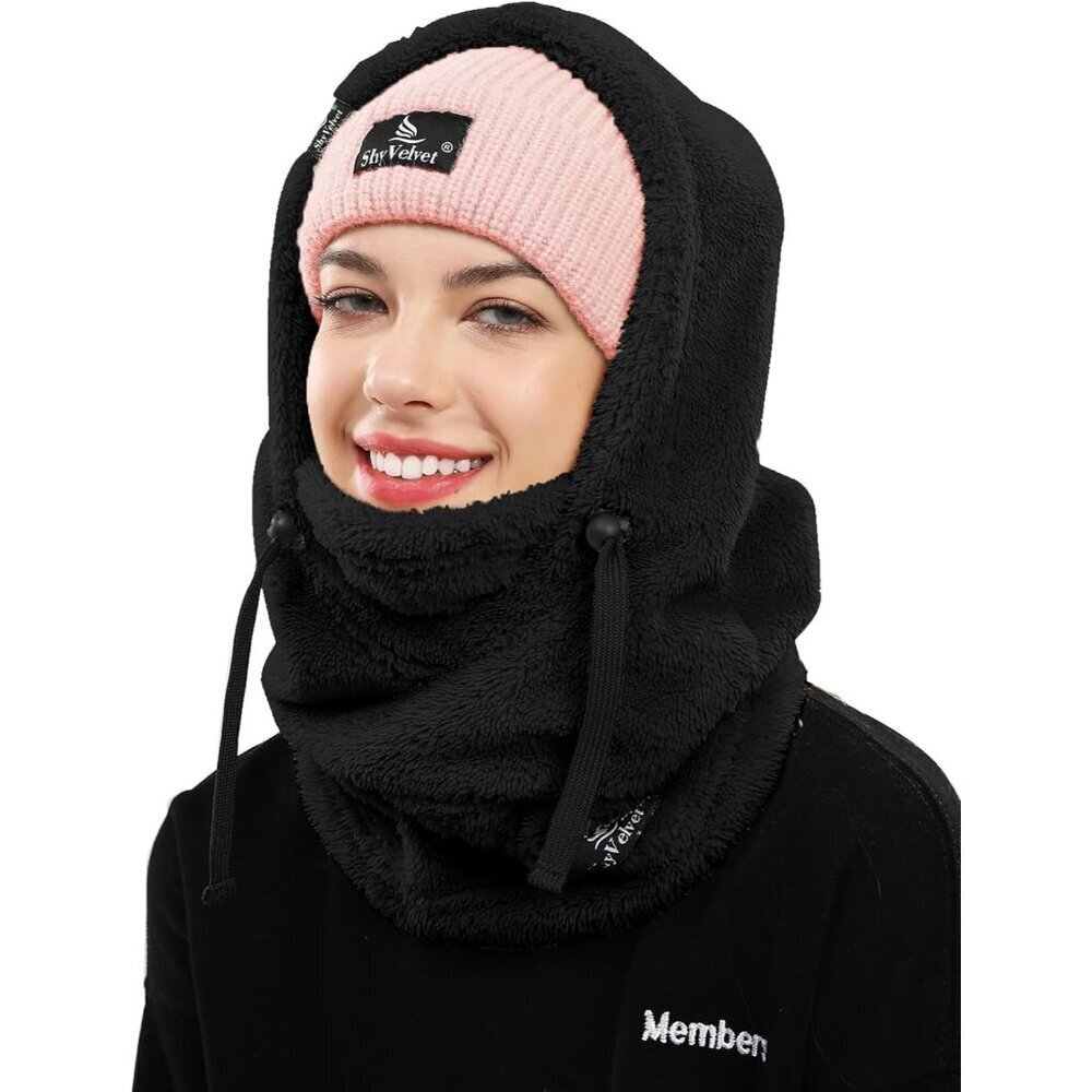 Wind-Resistant Fleece Balaclava Winter Face Mask Ultralight Unisex Ski Mask